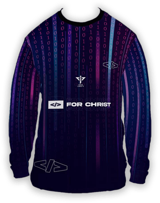 Programmer For Christ Unisex Long Sleeve T-Shirt (Zeroes and Ones)